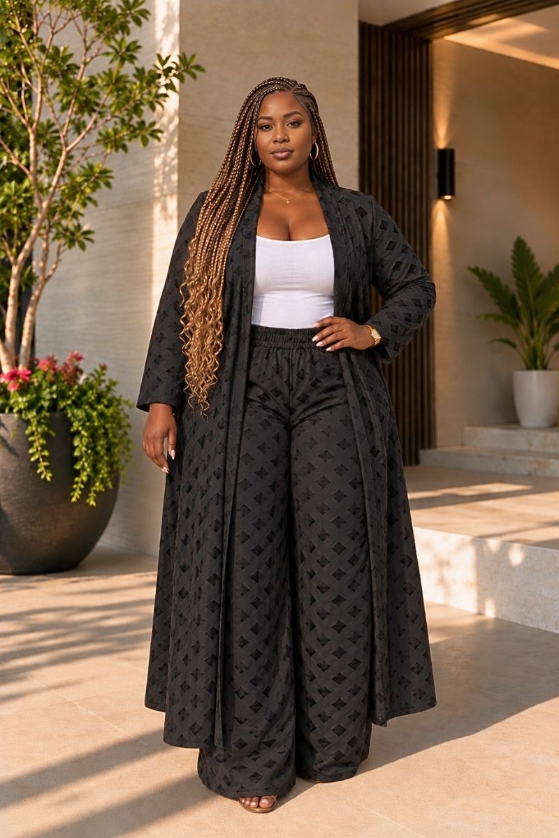 Black Card Duster Set