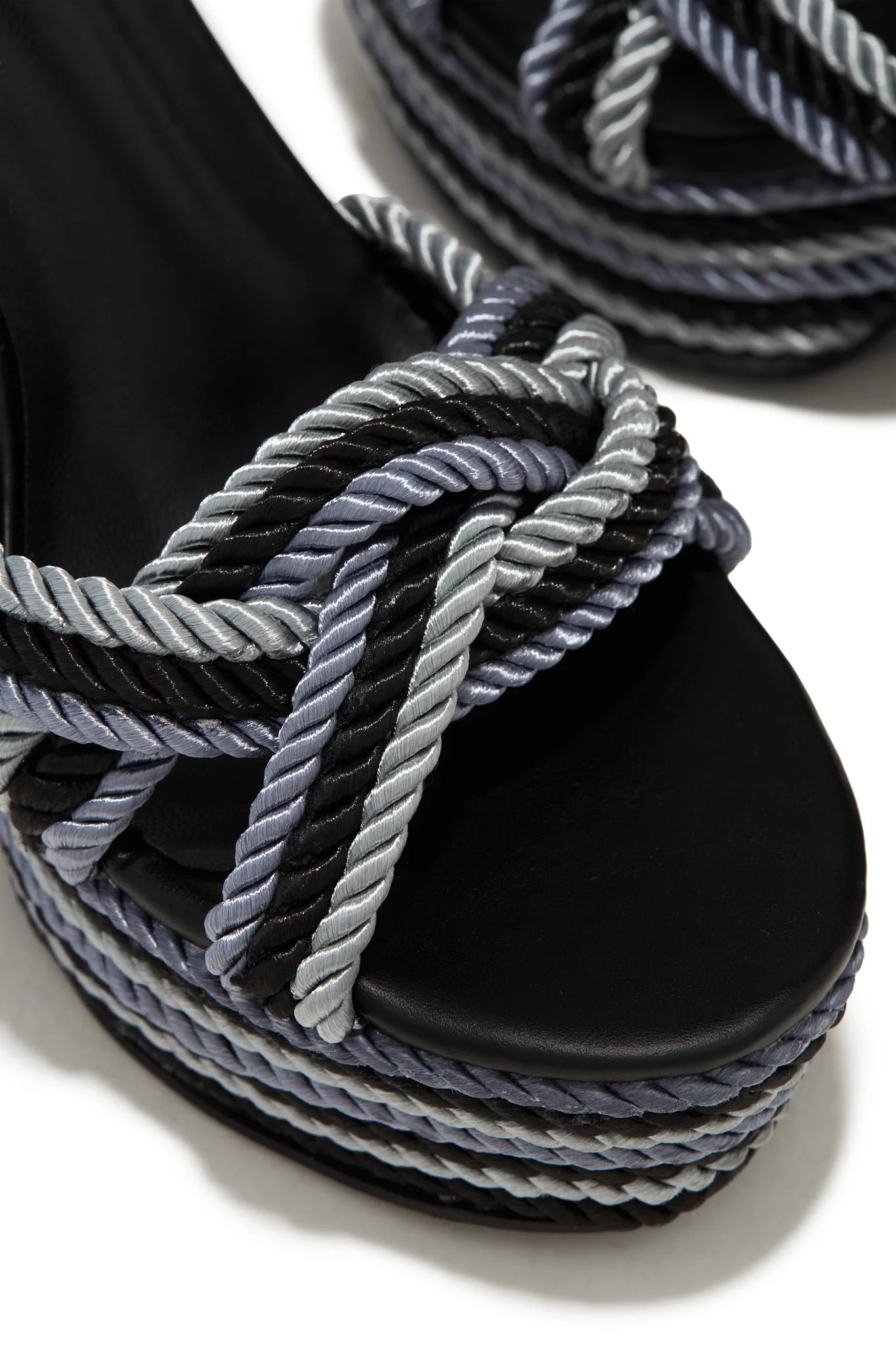 Siren Rope Heel - Black