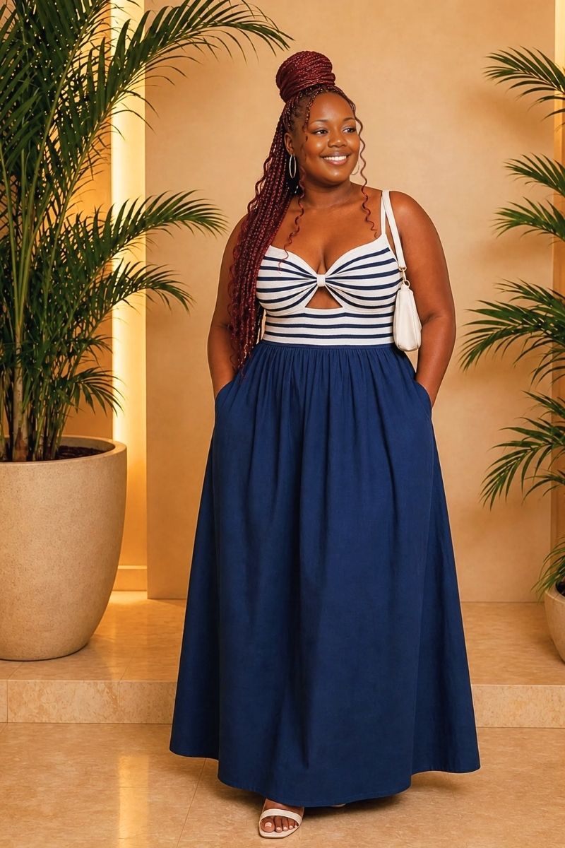 Soft Breeze Midi Dress