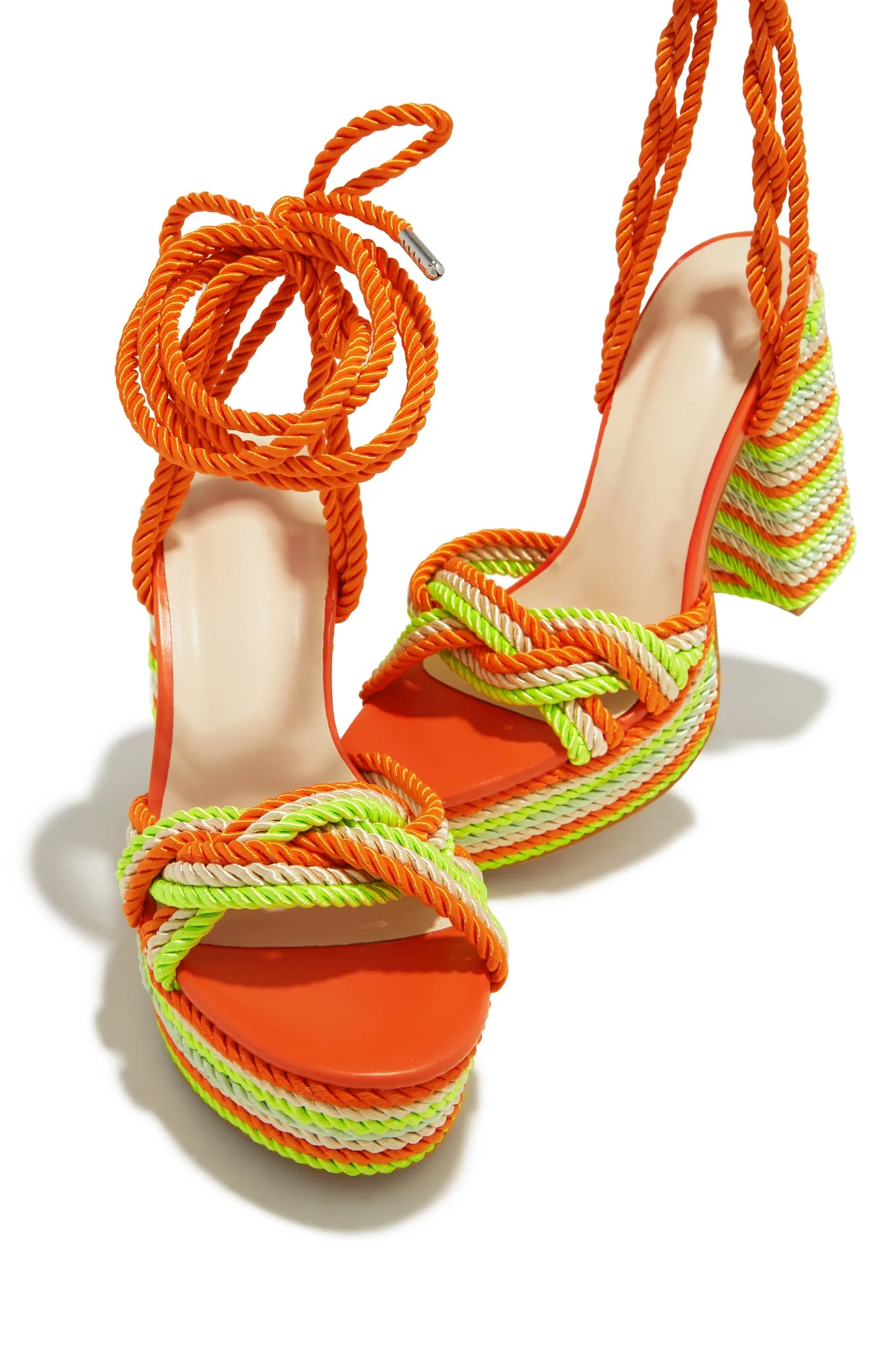Siren Rope Heel - Orange