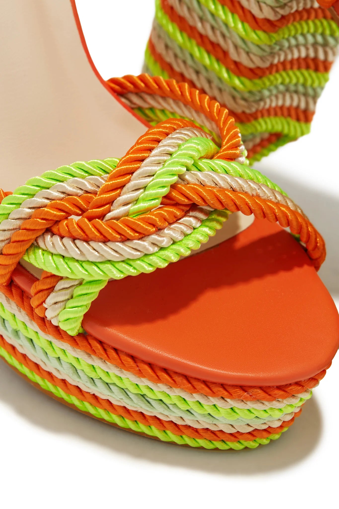 Siren Rope Heel - Orange
