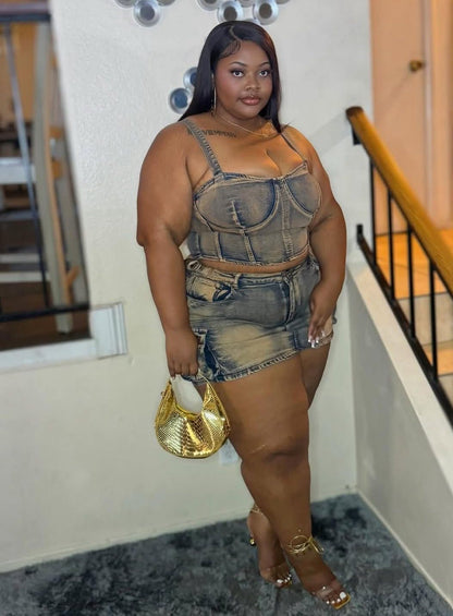 Street Siren Denim Set