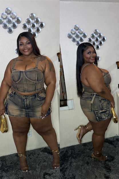 Street Siren Denim Set