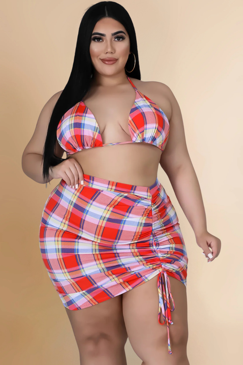 Tartan Temptress 3-Piece Set