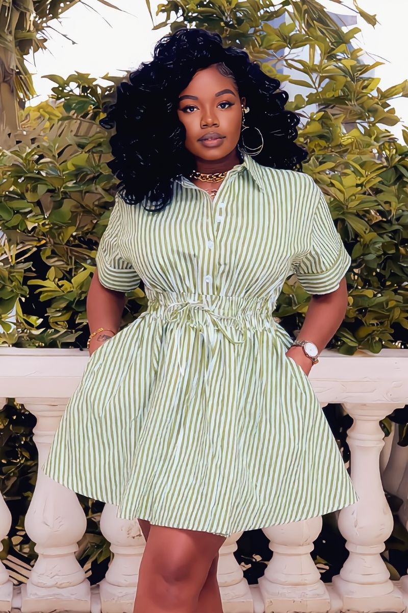 GREEN PARADISE DRESS