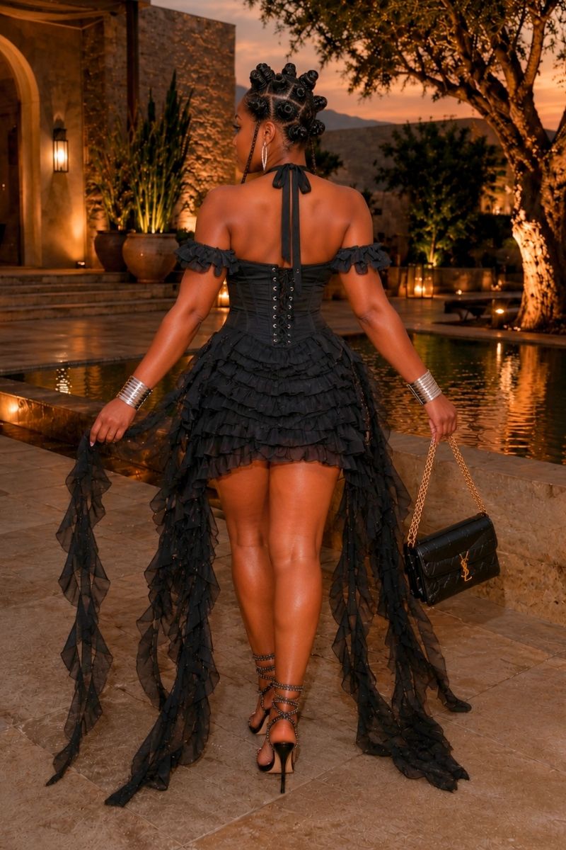 Fatal Attraction Dress - Black