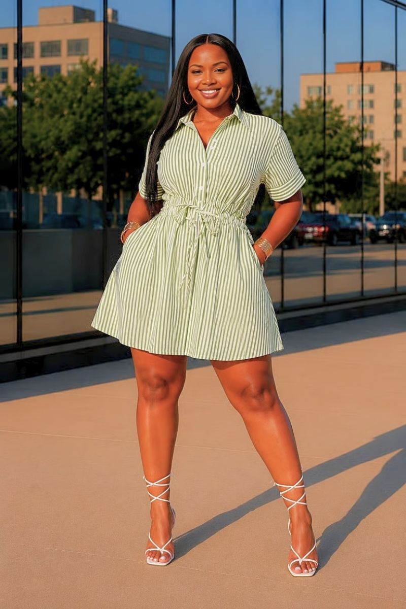 GREEN PARADISE DRESS