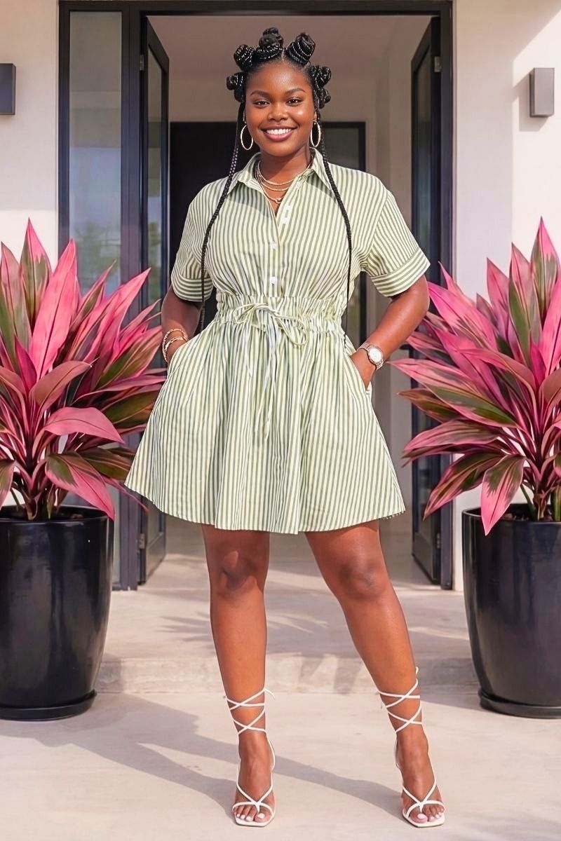 GREEN PARADISE DRESS