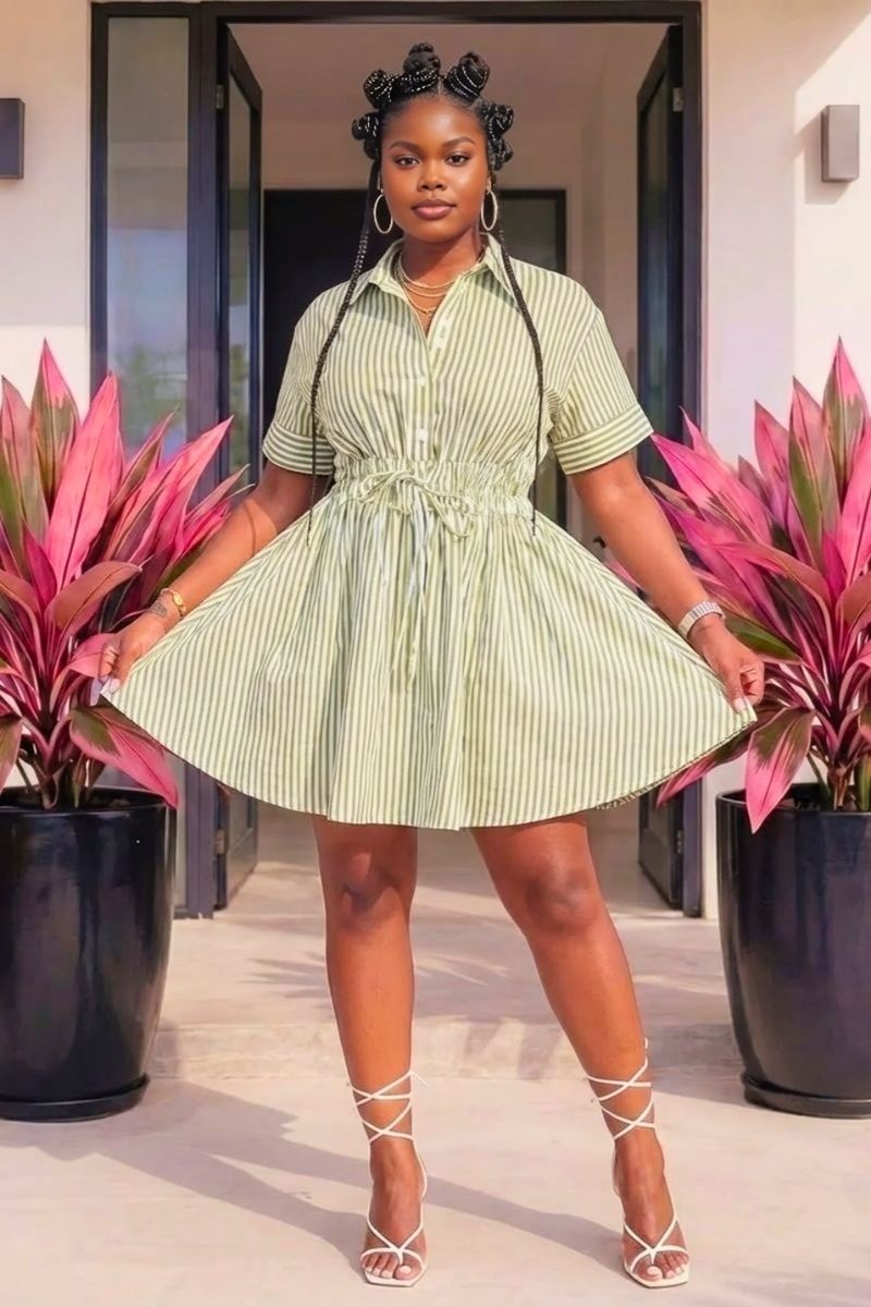 GREEN PARADISE DRESS