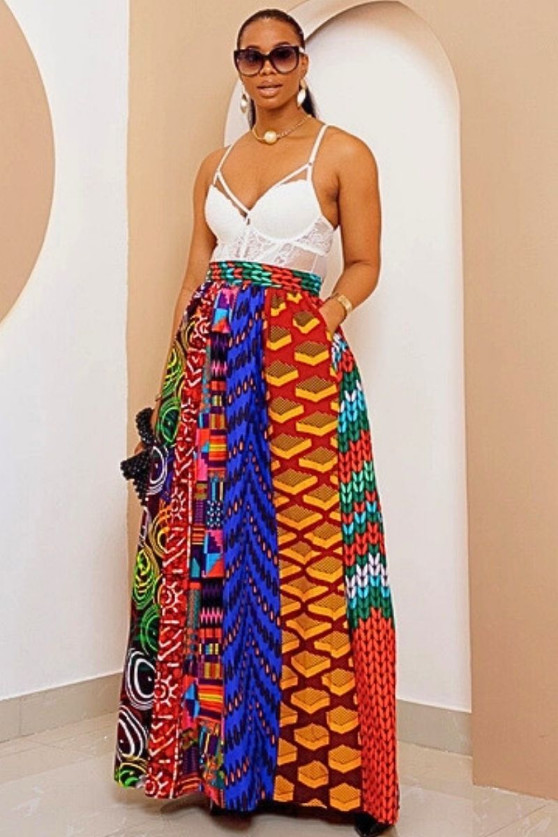 Ankara Maxi Skirt