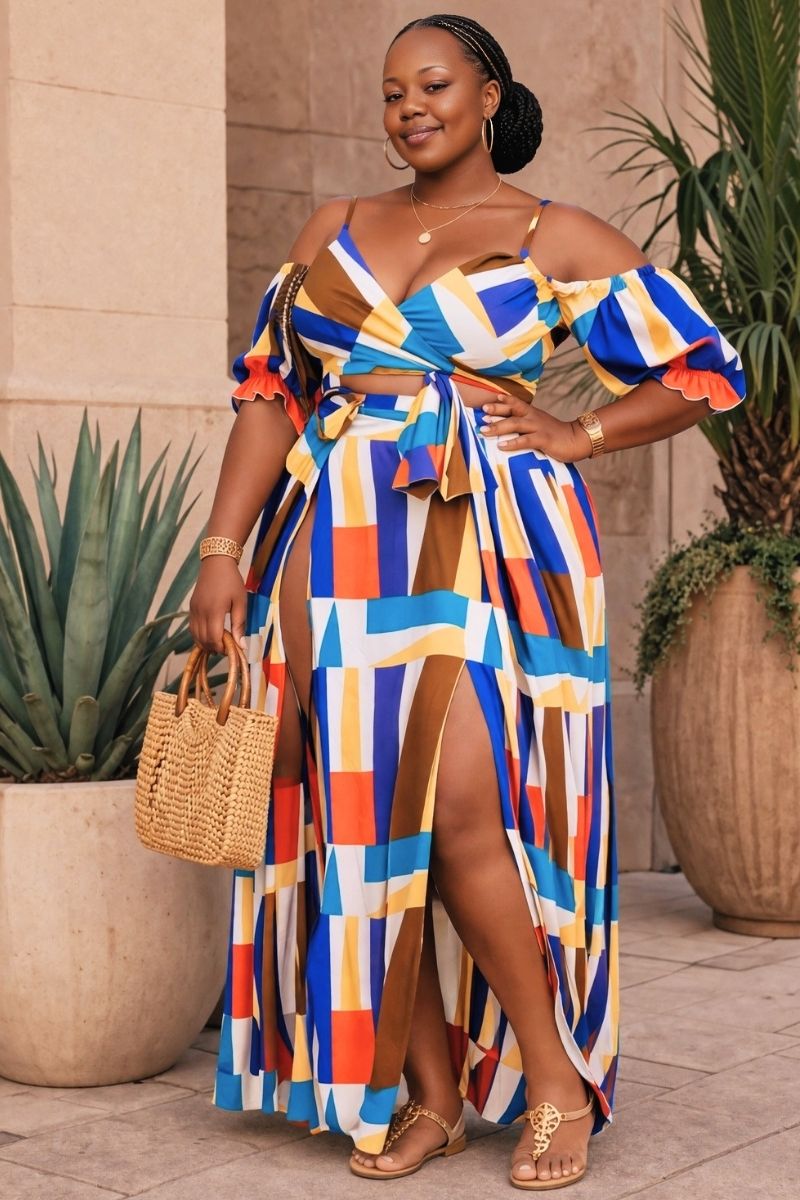 Golden Nile Maxi Set