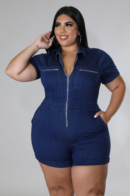 Hug My Curves Romper - SacredQueendomPlustique