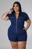 Hug My Curves Romper - SacredQueendomPlustique